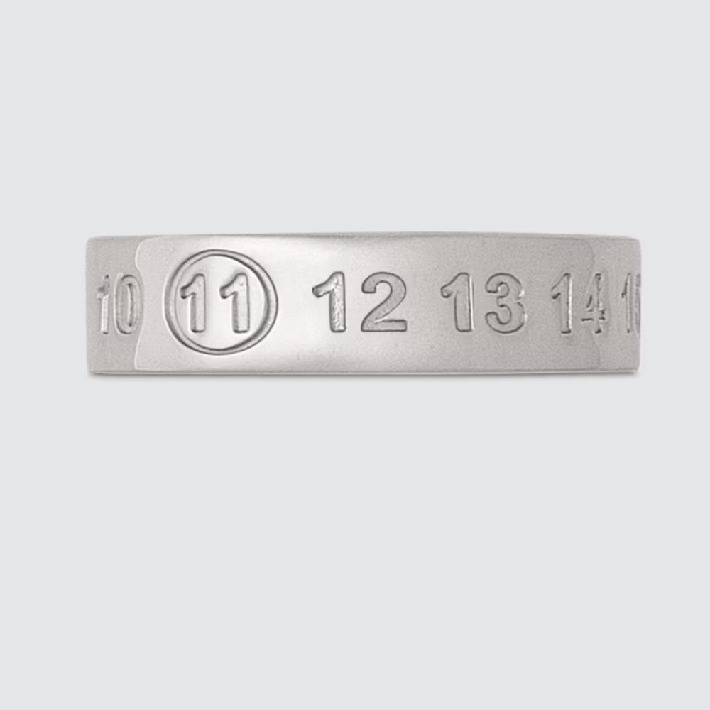 Maison Margiela Silver Numeric Ring Size M